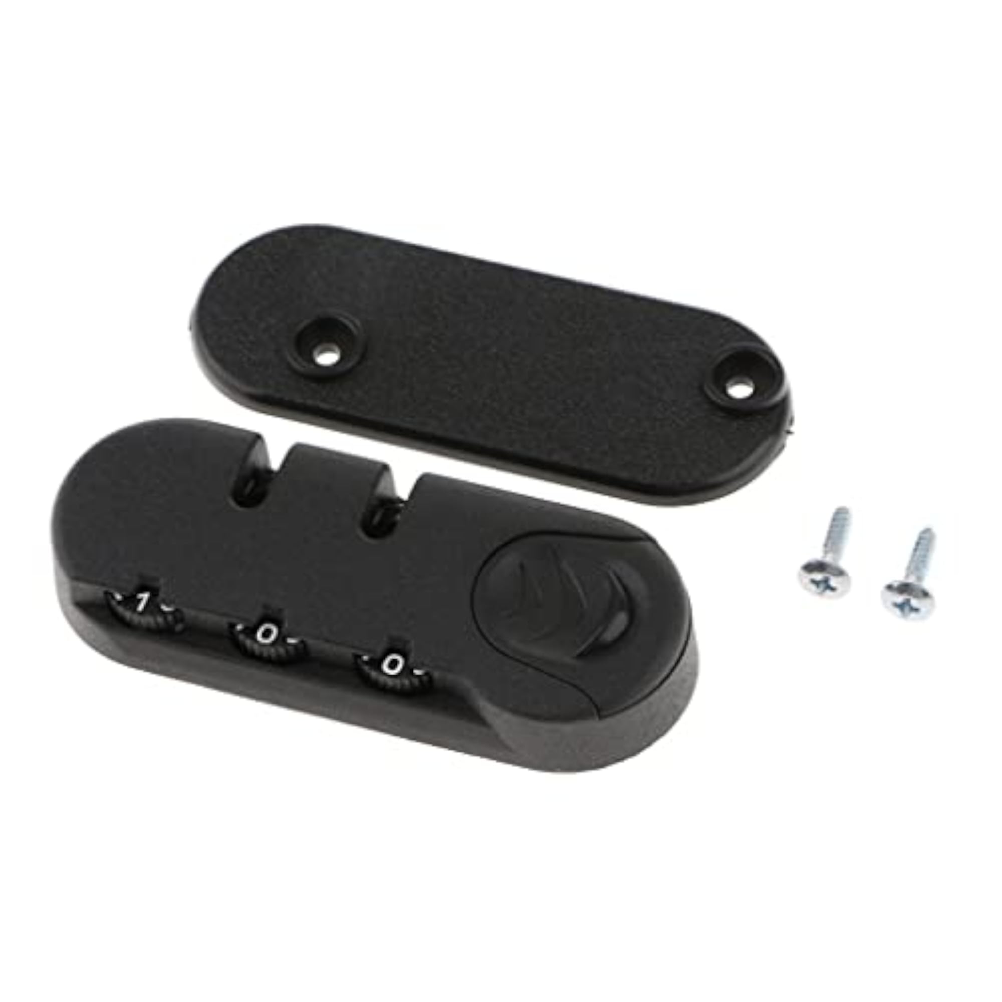 Secure Luggage 3 Digit Combination Lock for Suitcase Bag, Black